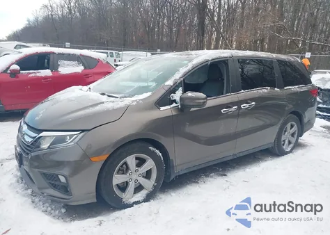 2019 Honda Odyssey Ex-L из США, поврежденный, VIN 5FNRL6H73KB022341